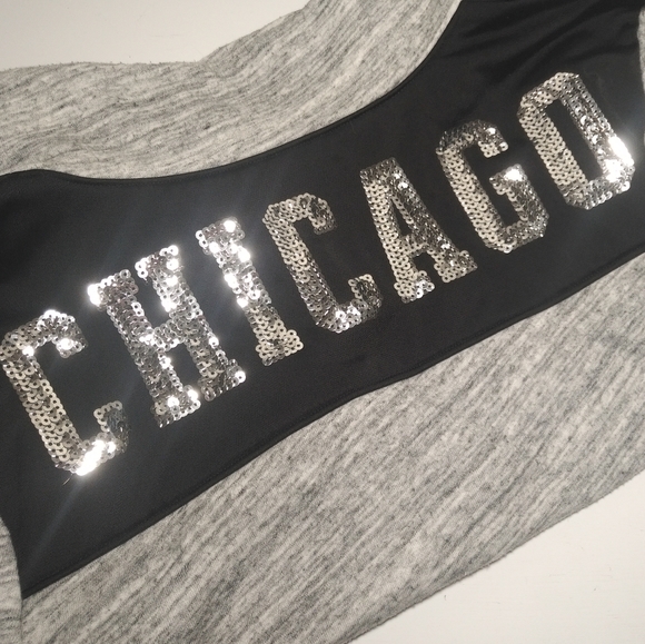 PINK Victoria's Secret Sequined "Chicago" Pullover - Picture 2 of 7